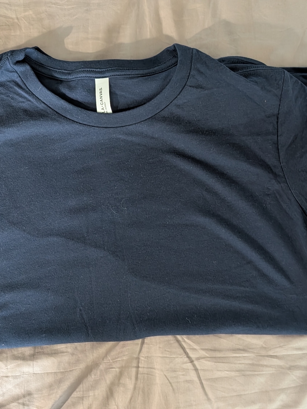 Set Of 3 - Bella Canvas Women's Short Sleeve Tee - Navy *New*